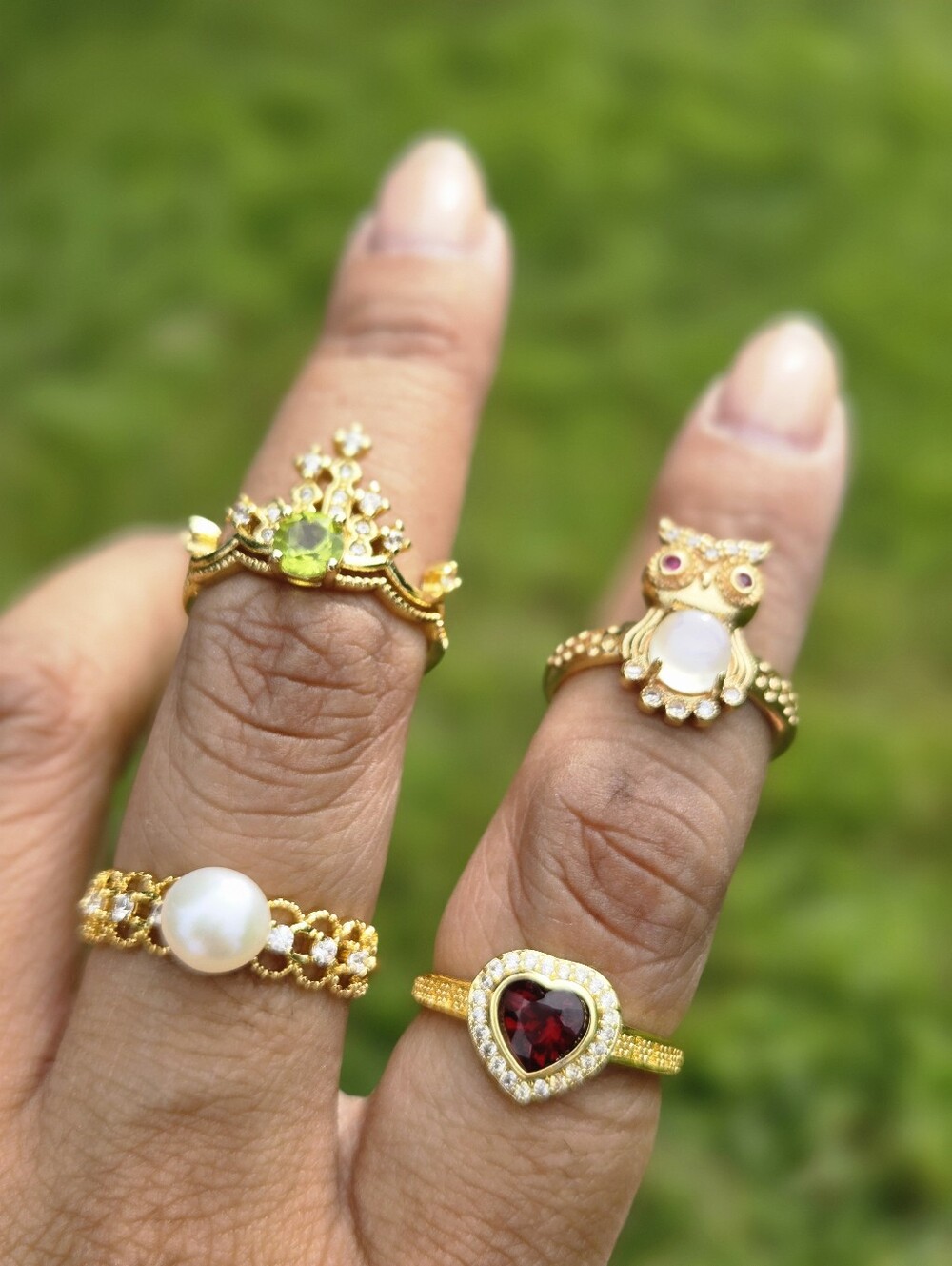 Pearl Stackable Ring - Picture 2 of 4
